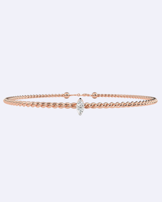 Minimal Diamond Bracelet Muse