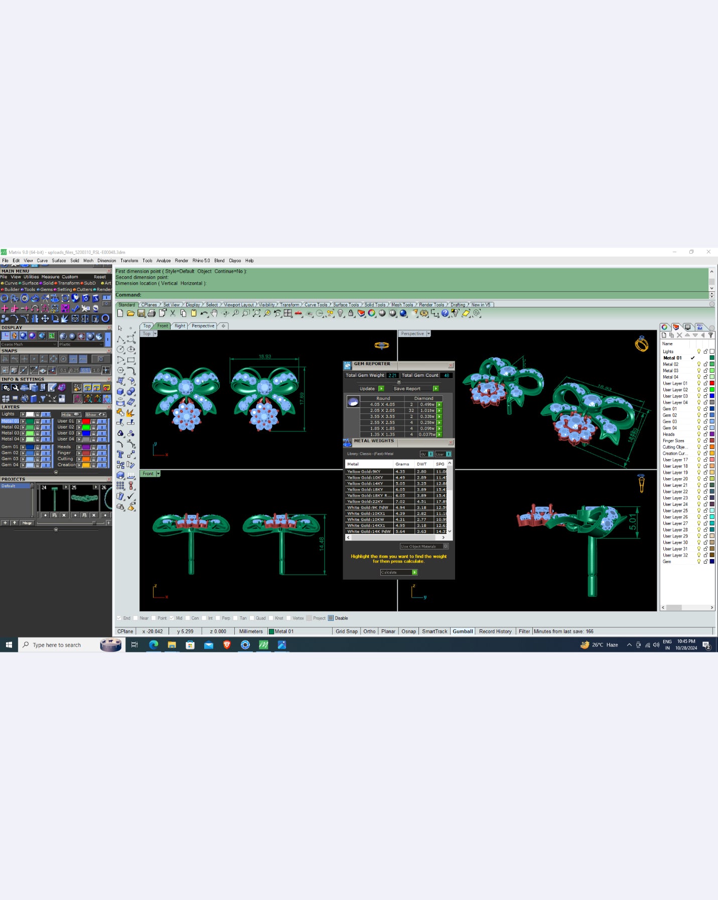 Graceful Bow Drop Earrings