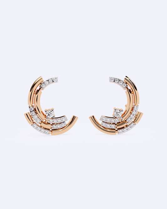 Moonlit Diamond Earrings