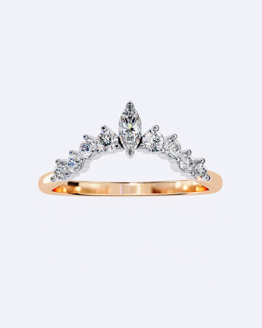 Marquise Crown Ring