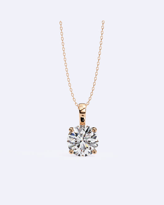 Elegant Solitaire Pendant