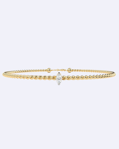 Minimal Diamond Bracelet Muse