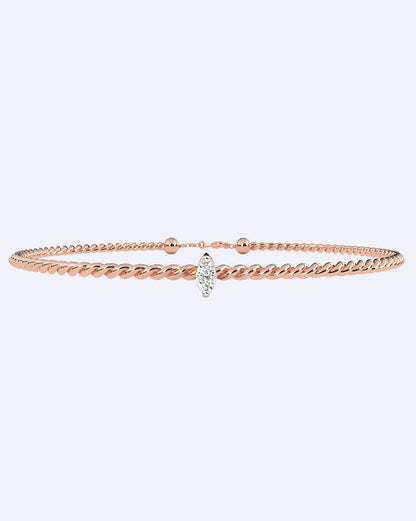 Minimal Diamond Bracelet Muse