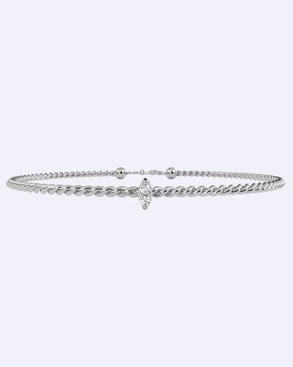 Minimal Diamond Bracelet Muse