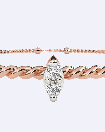 Minimal Diamond Bracelet Muse