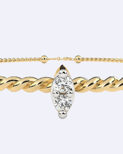 Minimal Diamond Bracelet Muse