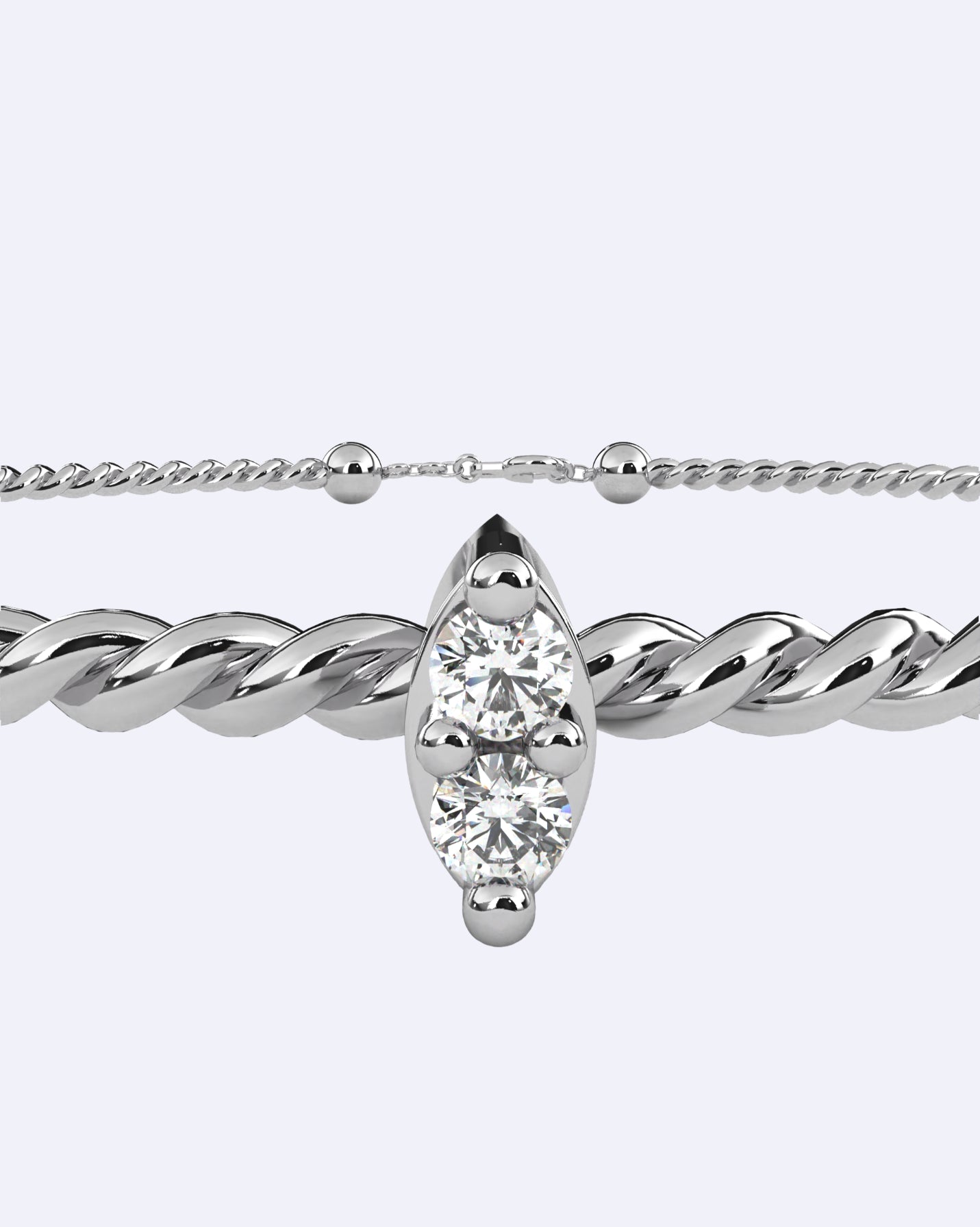 Minimal Diamond Bracelet Muse