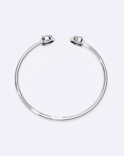 Twin Pear Diamond Cuff