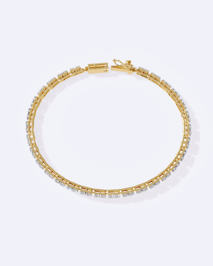 Parallel Brilliance Diamond Bracelet