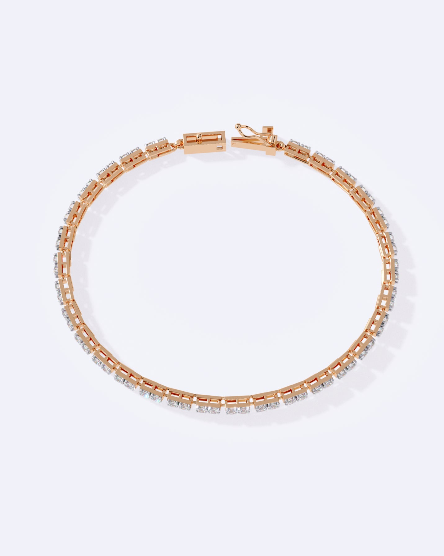 Parallel Brilliance Diamond Bracelet
