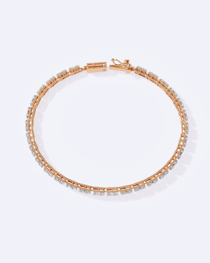 Parallel Brilliance Diamond Bracelet