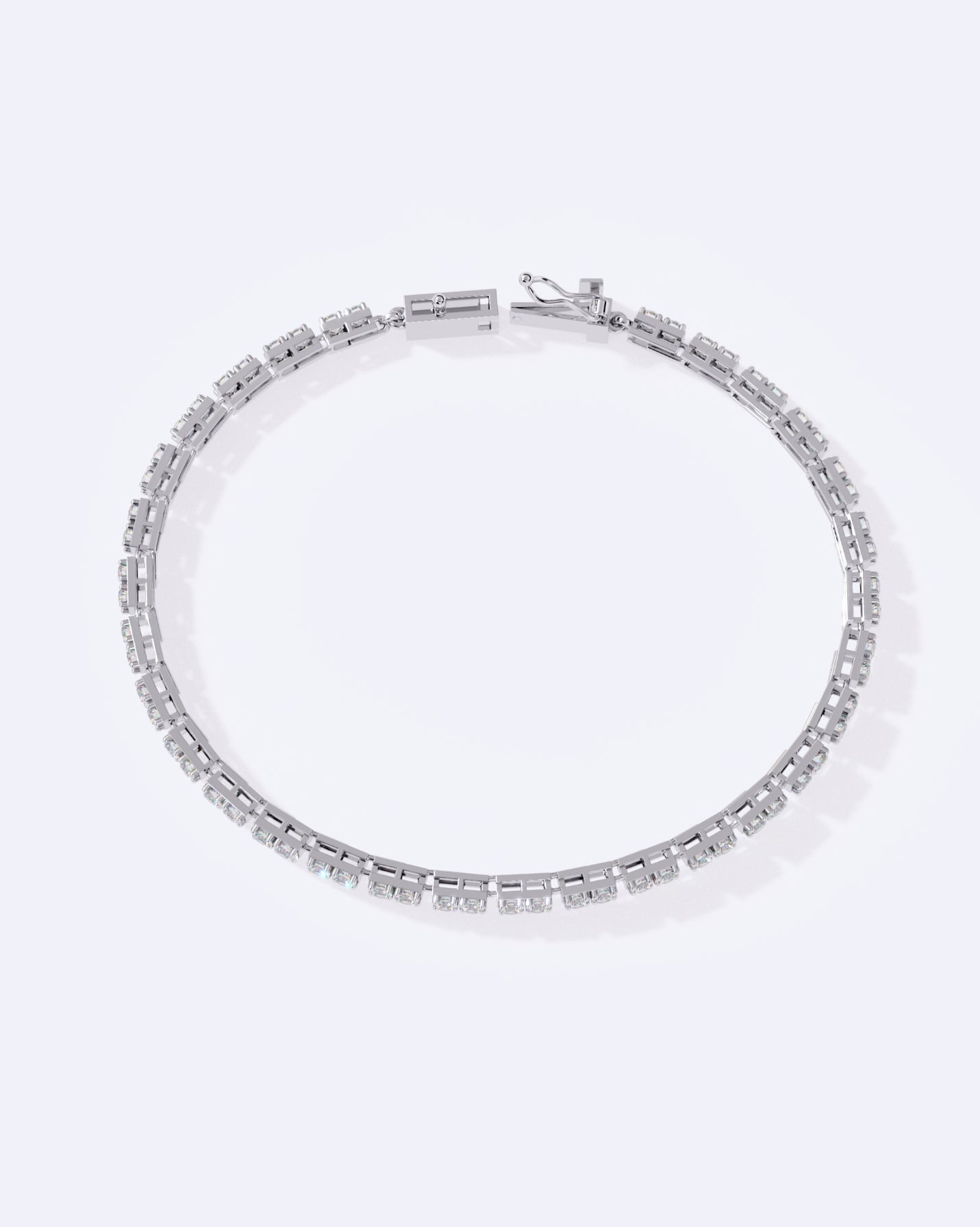 Parallel Brilliance Diamond Bracelet