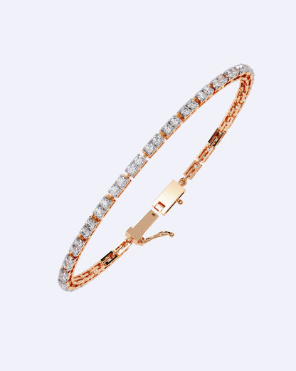 Parallel Brilliance Diamond Bracelet