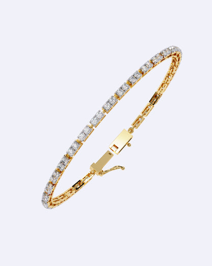 Parallel Brilliance Diamond Bracelet