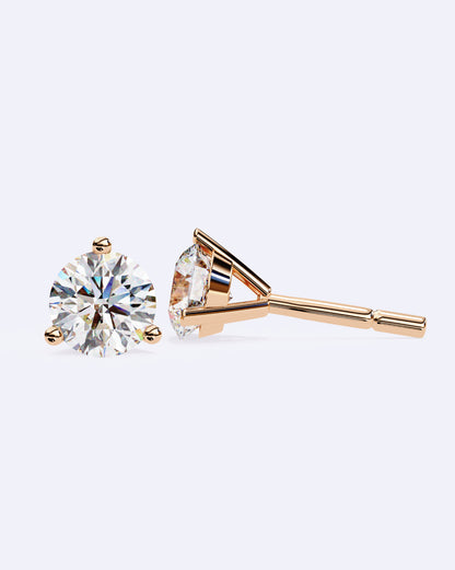 Timeless Single Diamond Studs
