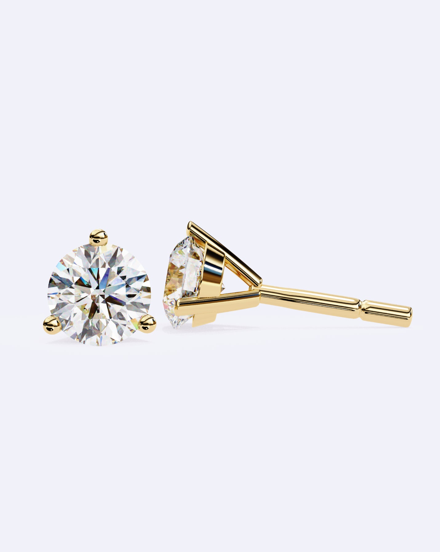 Timeless Single Diamond Studs