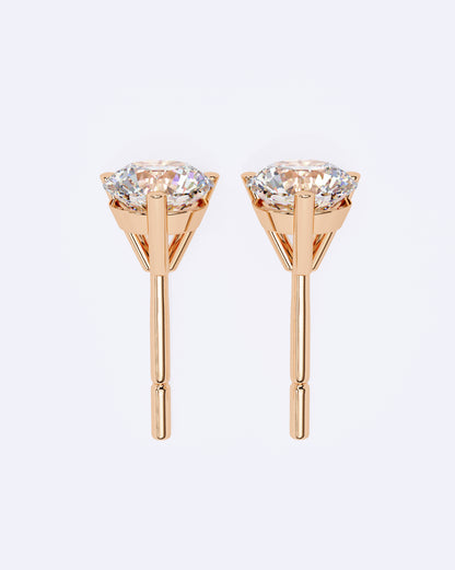 Timeless Single Diamond Studs