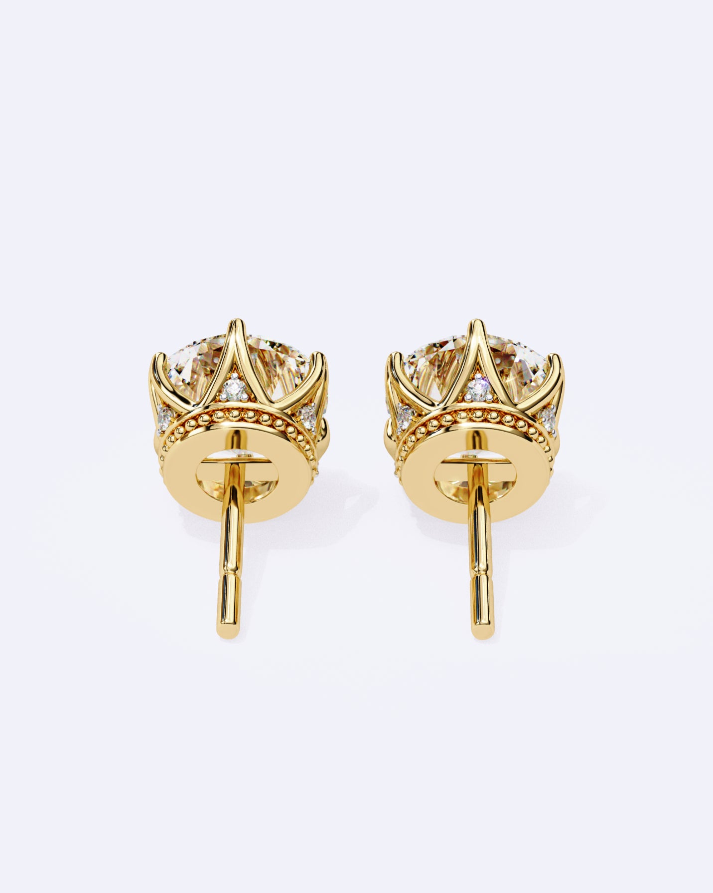 Royal Crown Diamond Studs