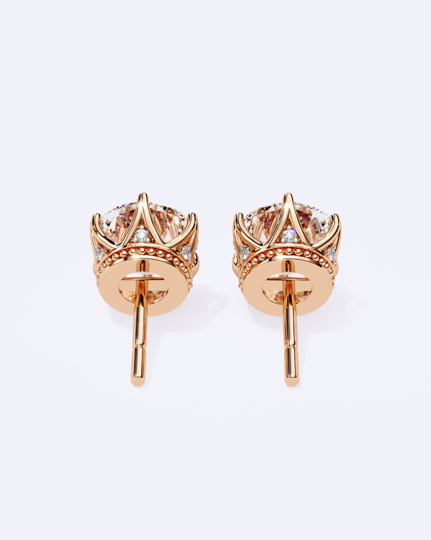Royal Crown Diamond Studs
