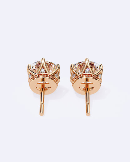 Royal Crown Diamond Studs