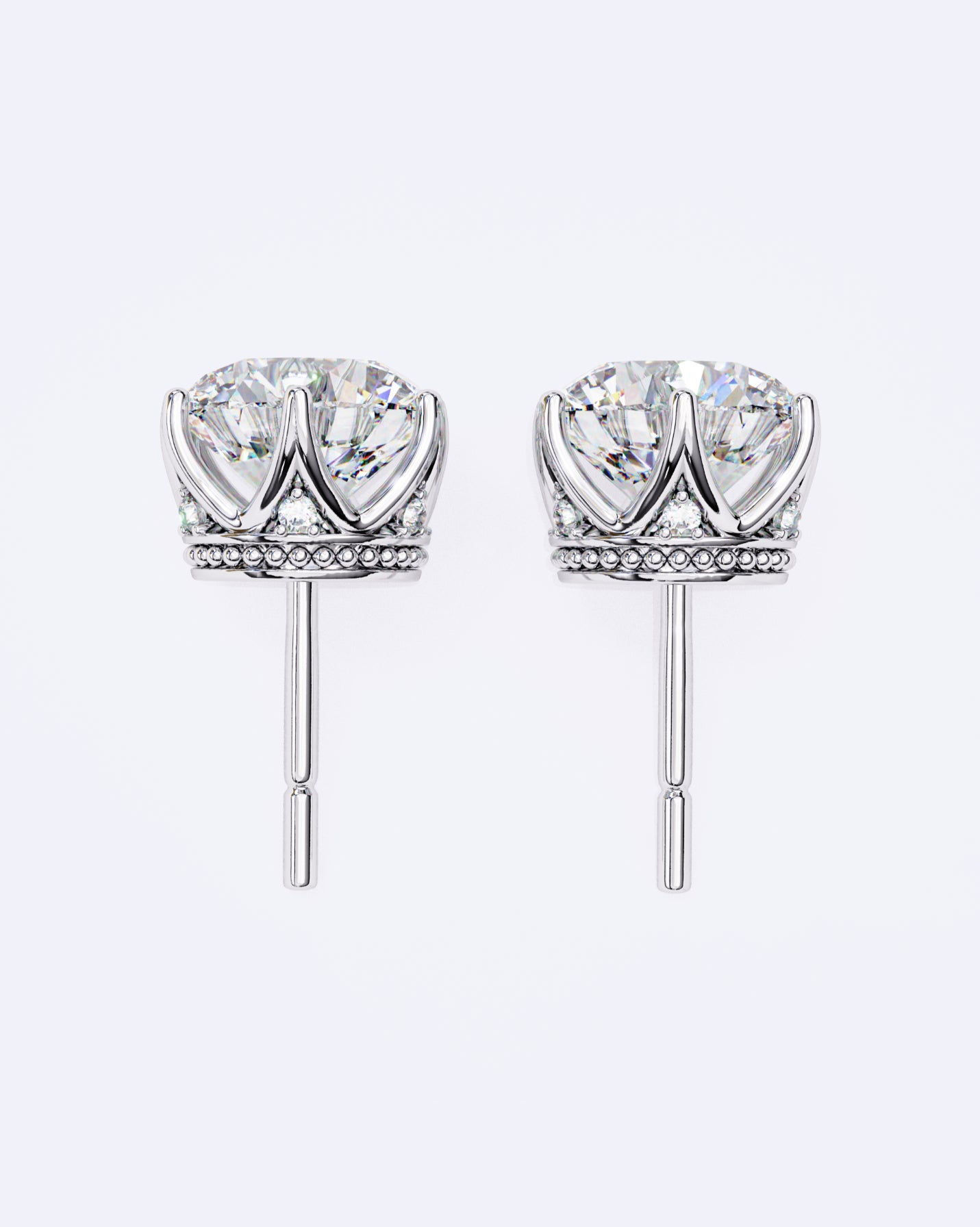 Royal Crown Diamond Studs