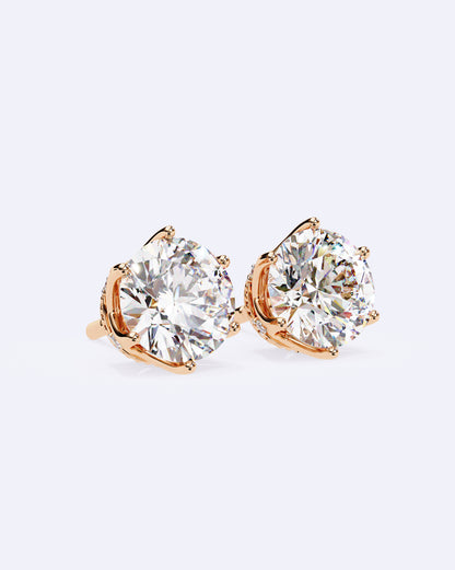 Royal Crown Diamond Studs