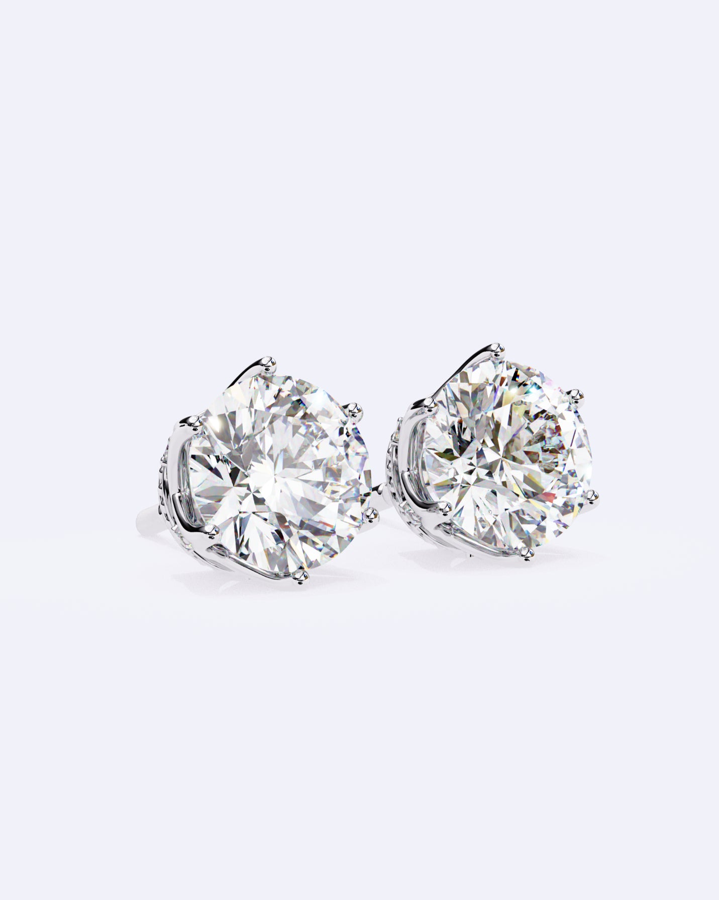 Royal Crown Diamond Studs