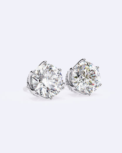 Royal Crown Diamond Studs