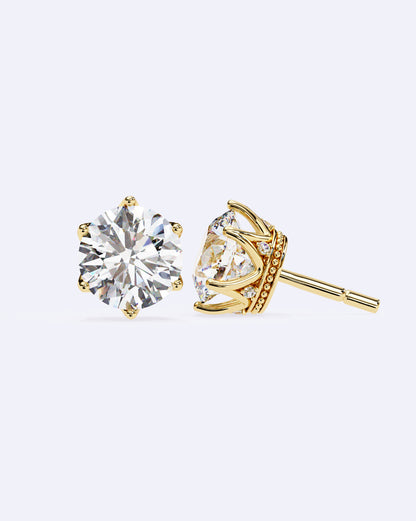 Royal Crown Diamond Studs