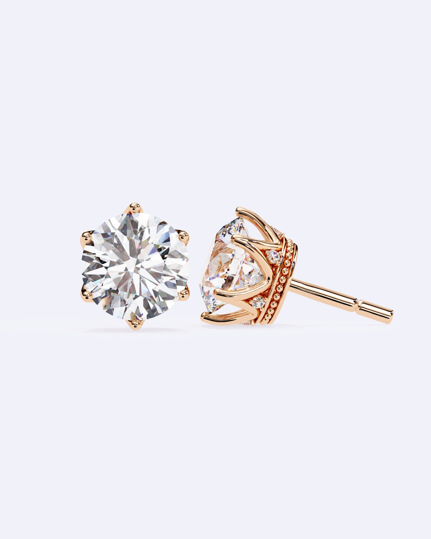 Royal Crown Diamond Studs