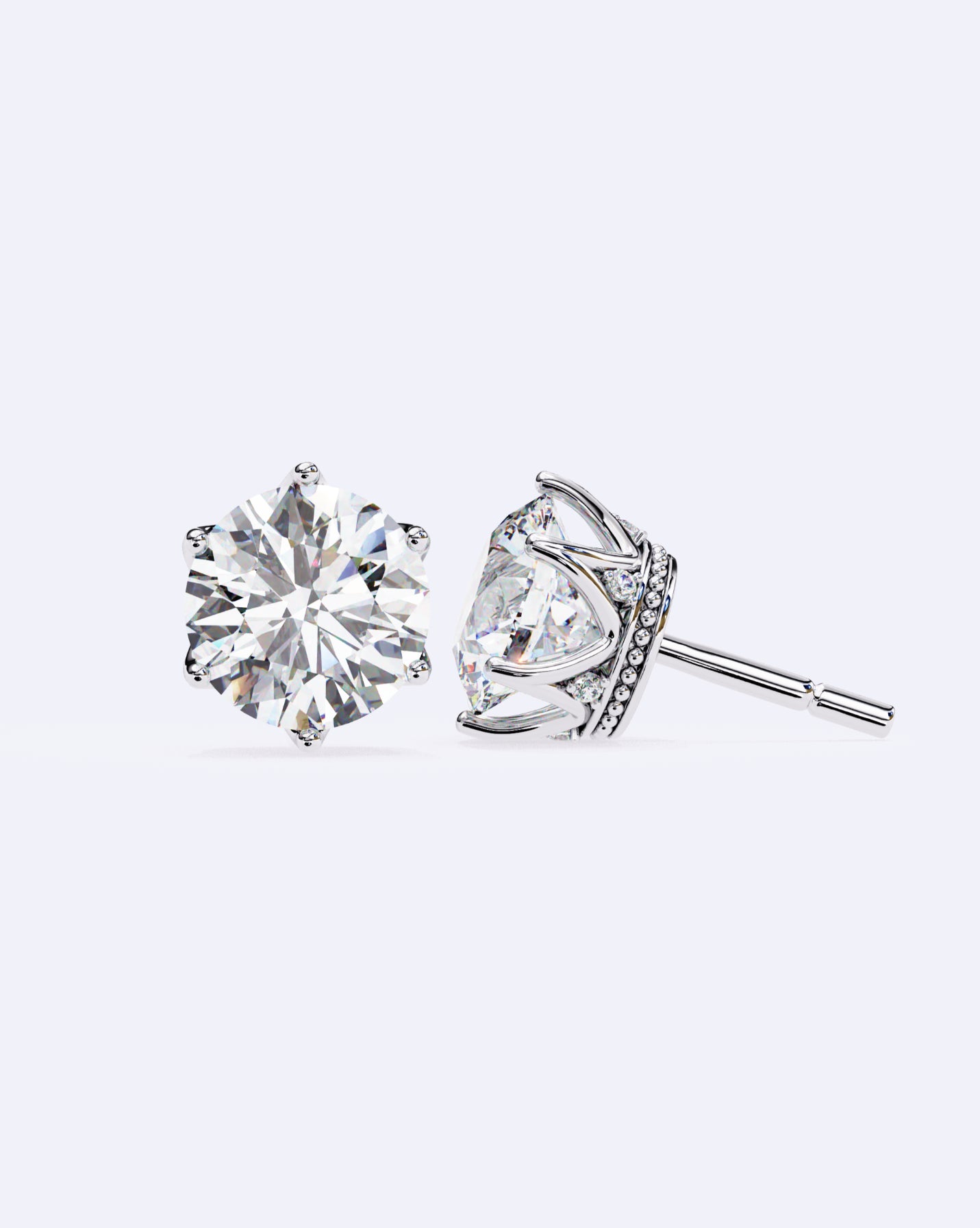 Royal Crown Diamond Studs