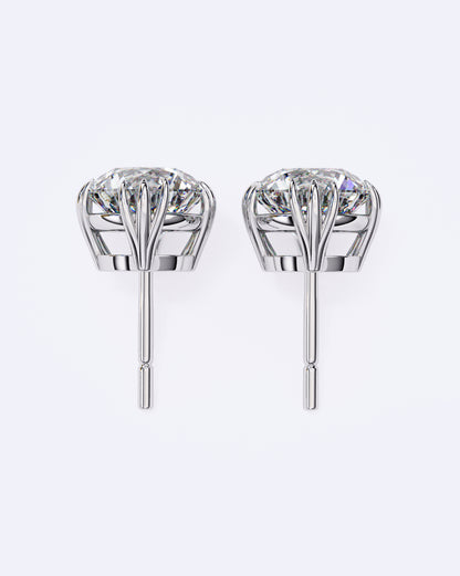 Artisan-Set Solitaire Stud