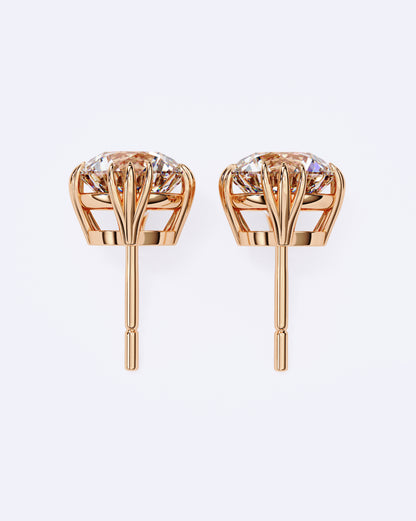 Artisan-Set Solitaire Stud