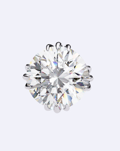 Artisan-Set Solitaire Stud