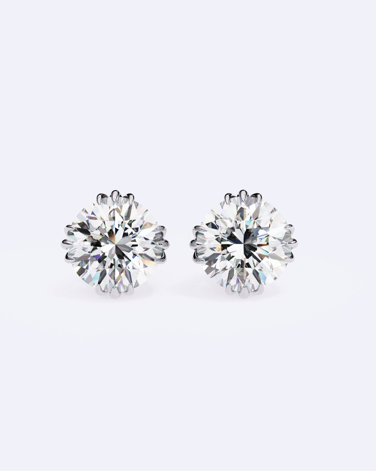 Artisan-Set Solitaire Stud