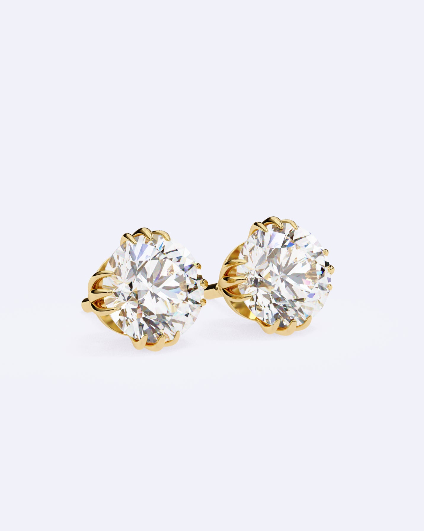 Artisan-Set Solitaire Stud