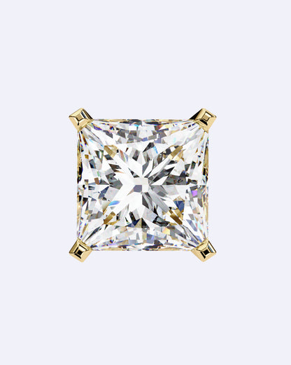 Classic Princess-Cut Stud