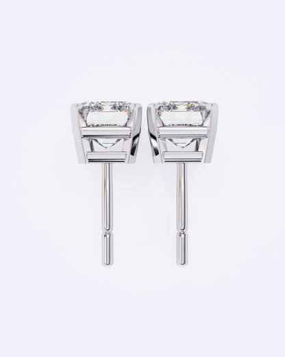 Sleek Baguette Solitaire Stud