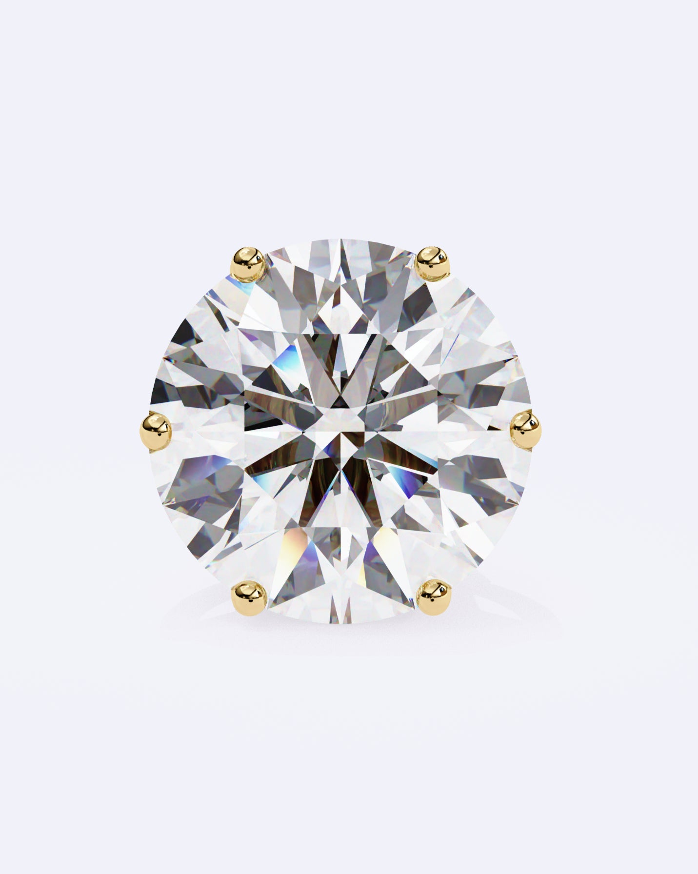 Elegant Solitaire Ear Studs