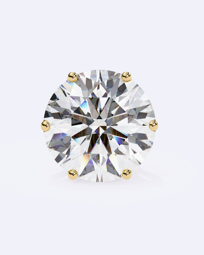 Elegant Solitaire Ear Studs