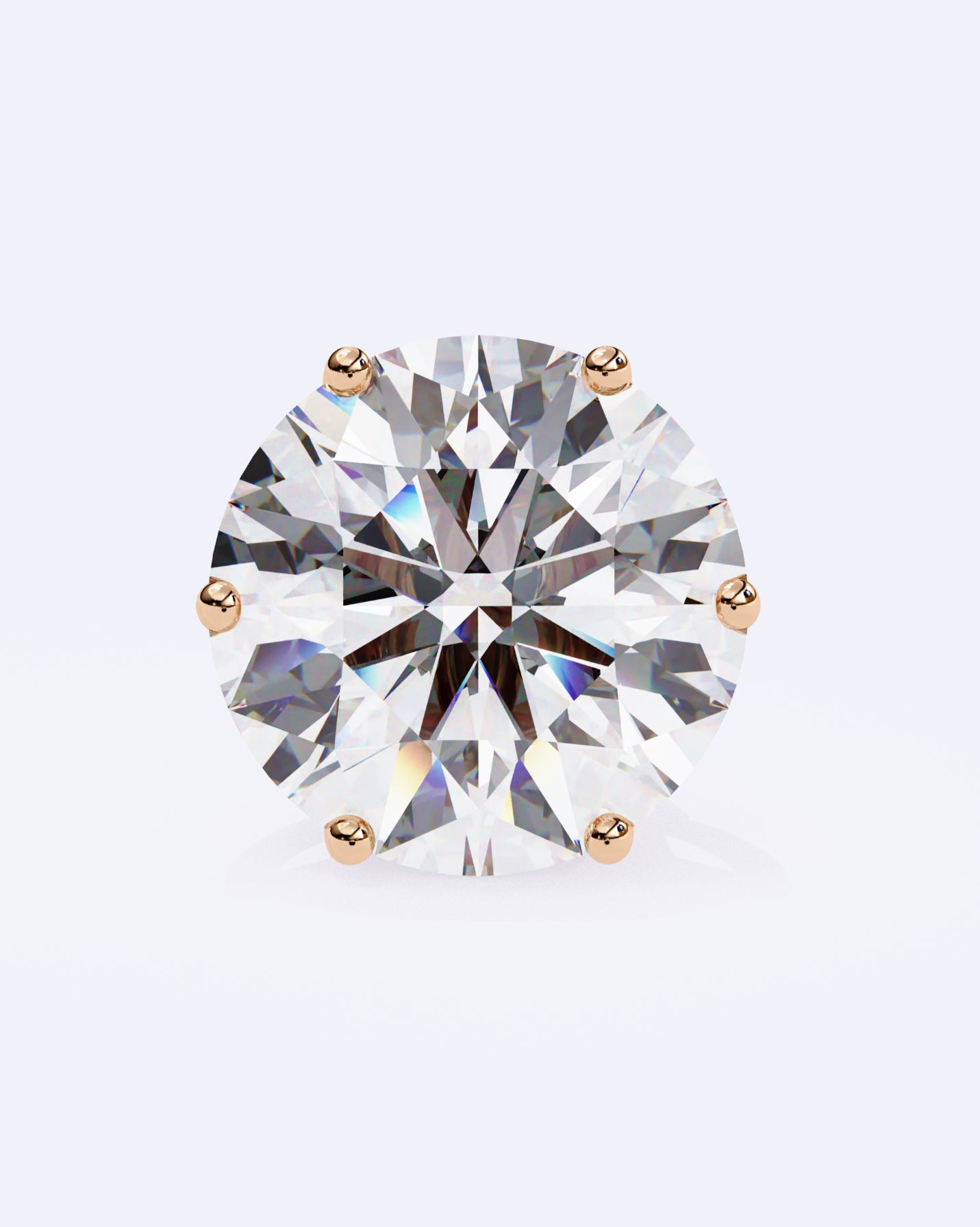 Elegant Solitaire Ear Studs