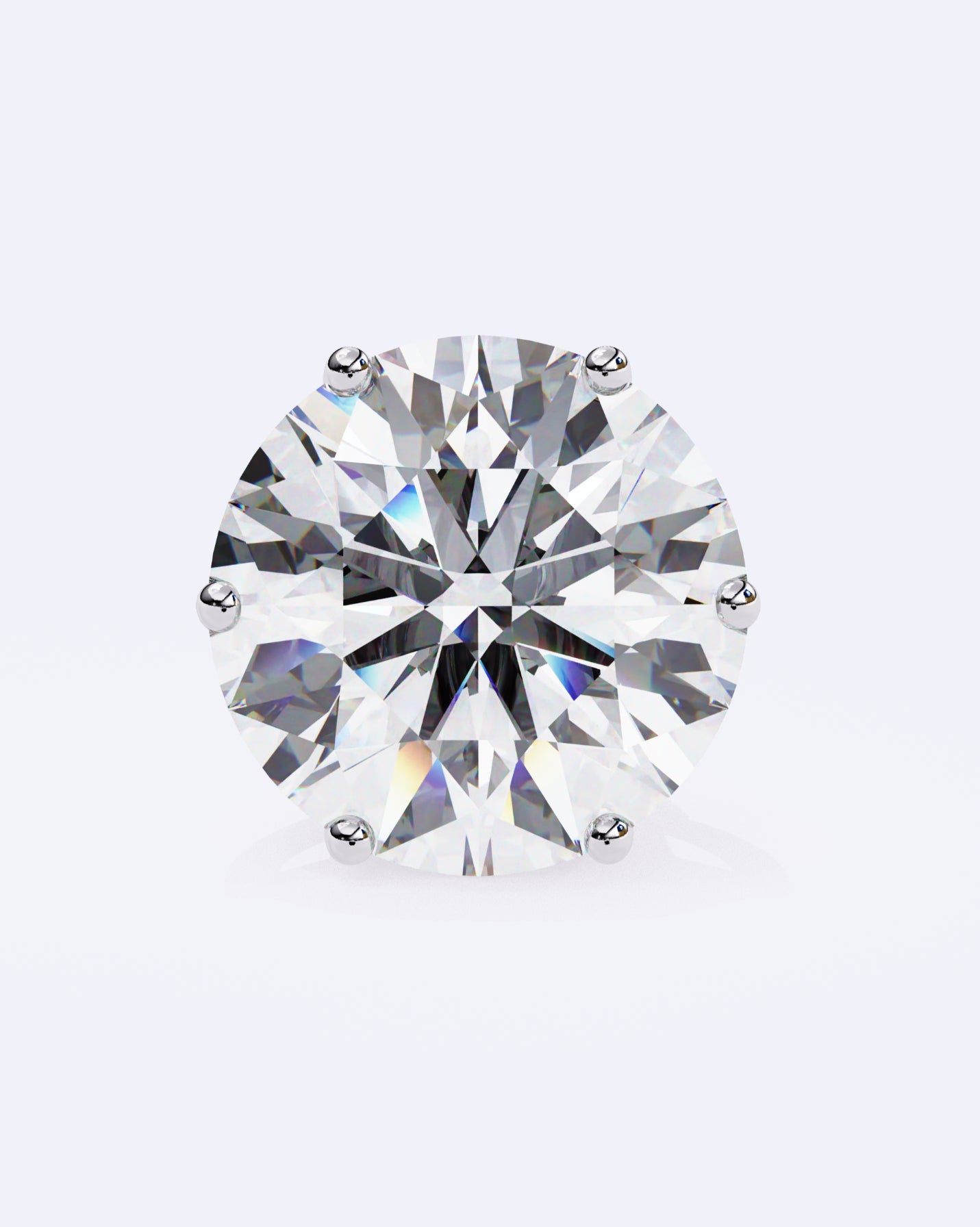 Elegant Solitaire Ear Studs