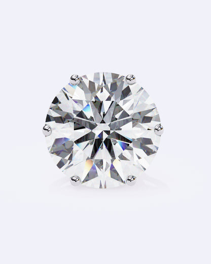 Elegant Solitaire Ear Studs