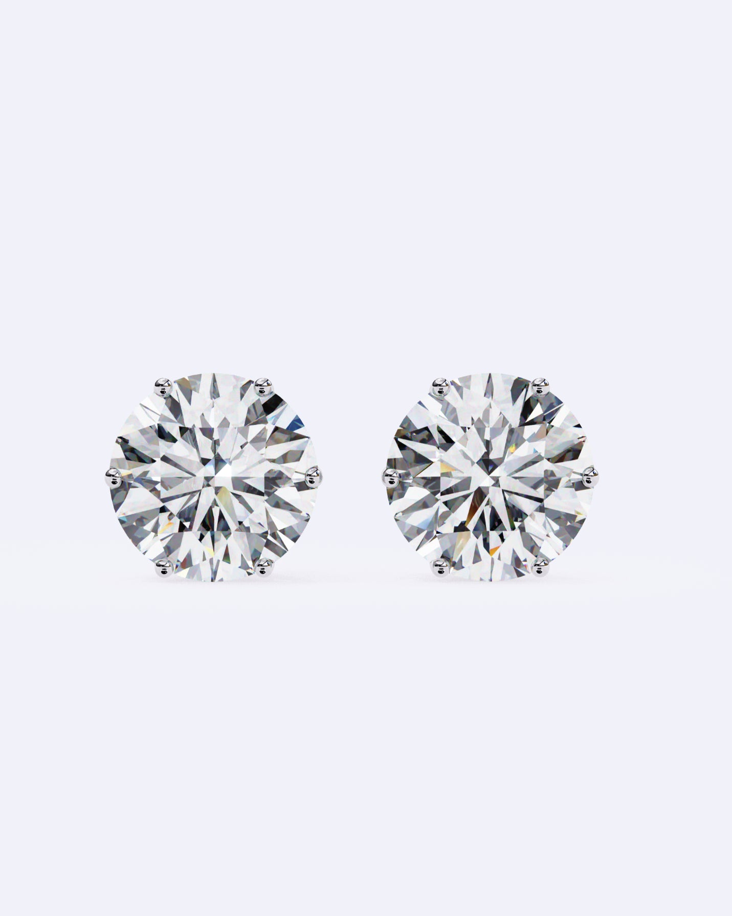 Elegant Solitaire Ear Studs