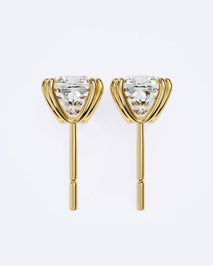 Twin-Prong Round Stud