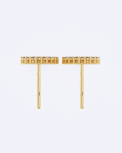 Halo Circle Diamond Studs