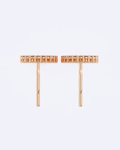 Halo Circle Diamond Studs