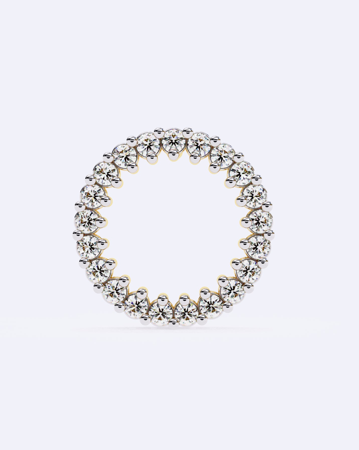 Halo Circle Diamond Studs
