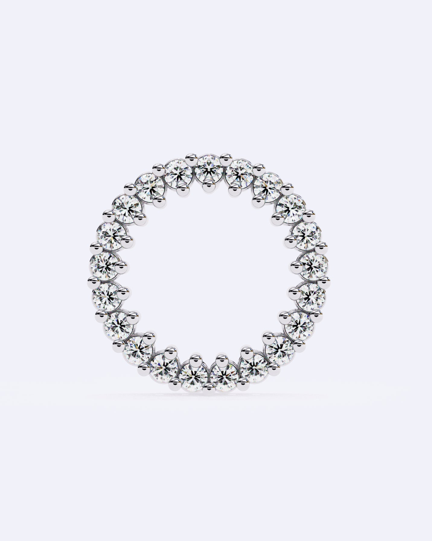 Halo Circle Diamond Studs