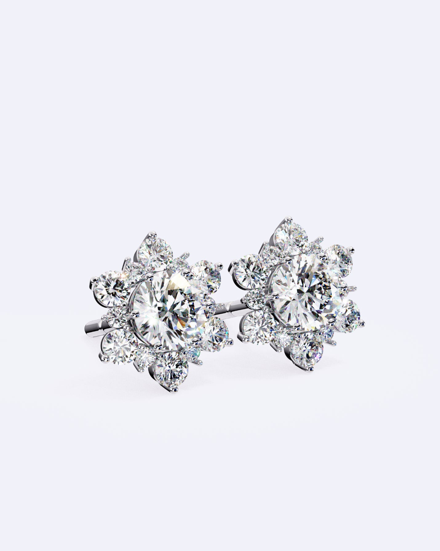 Winter Bloom Diamond Studs